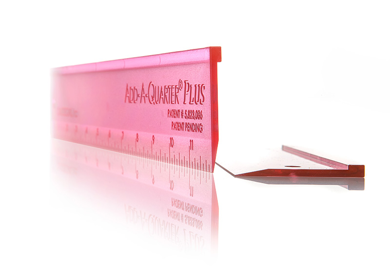 Add A Quarter 6 Plus Pink Ruler | CM Designs #CM06PLUSPK